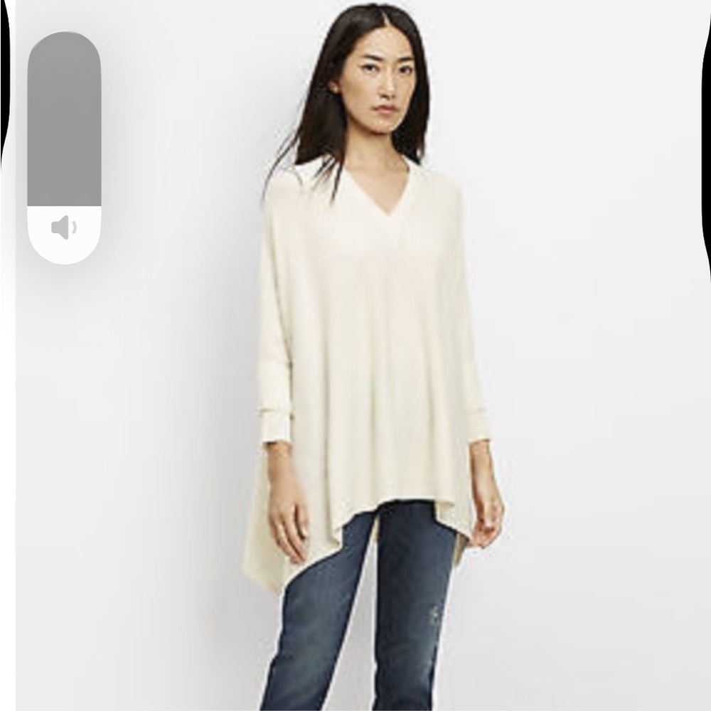 ✨VINCE  | Cashmere Blend V-Neck Poncho XS/S